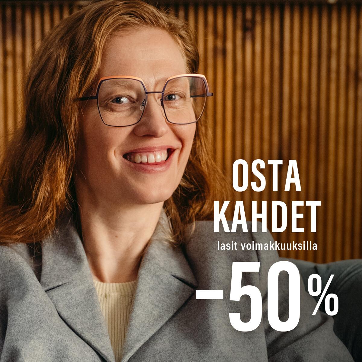 Kahdet lasit, molemmat -50%