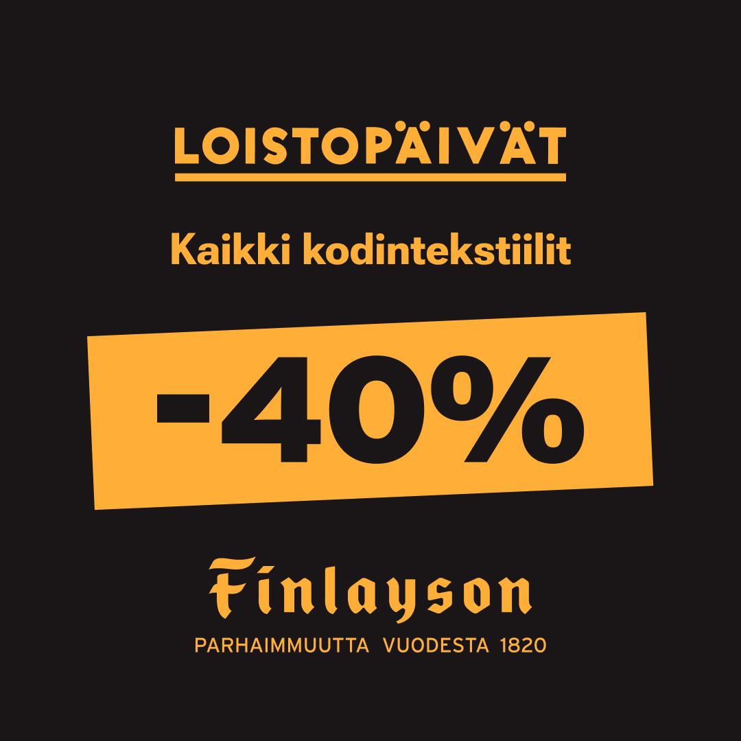 Finlayson loistopäivien FLASH-sale